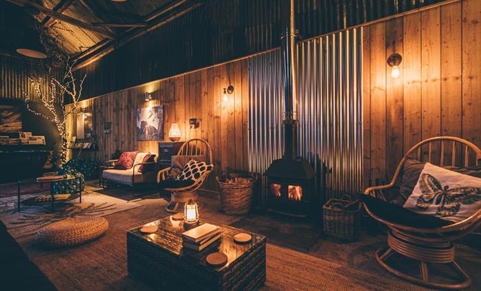Glamping barn at Nantseren